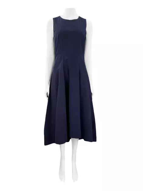 Vestido COS Midi Azul Marinho