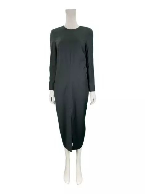 Vestido COS Tecido Preto