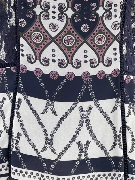 Vestido Costume CST  Tecido Estampado