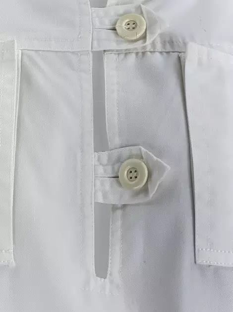 Vestido Courrèges Tecido Off White