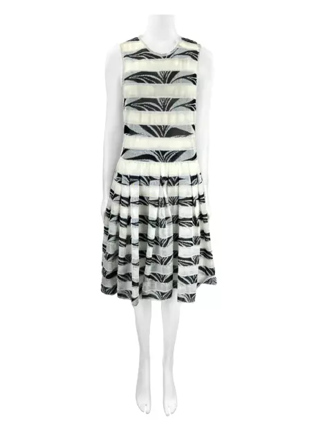Vestido Coven Estampado Bicolor