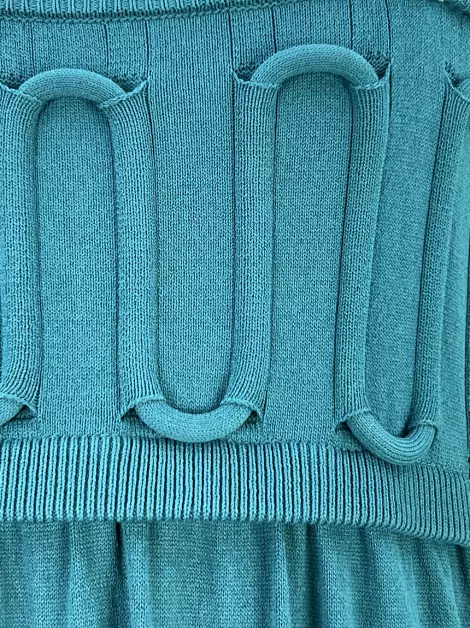 Vestido Coven Tricot Azul