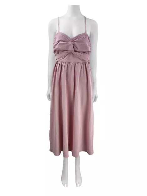 Vestido Cris Barros Midi Bicolor