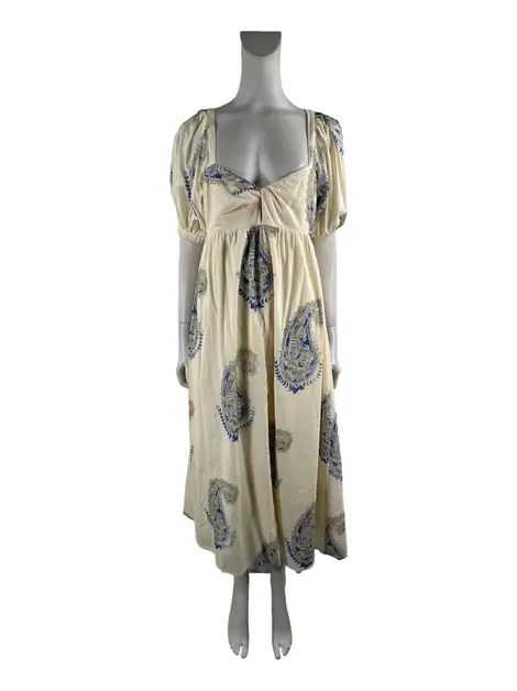 Vestido Cris Barros Midi Estampado