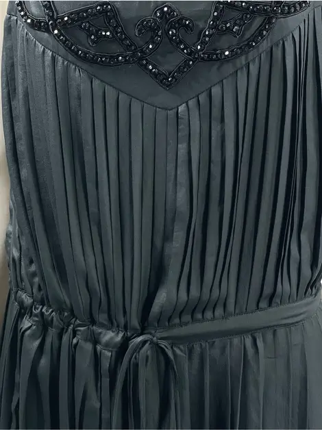 Vestido Cris Barros Tecido Drapeado Preto
