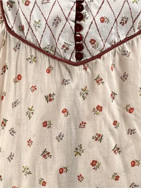 Vestido Cris Barros Tecido Estampado