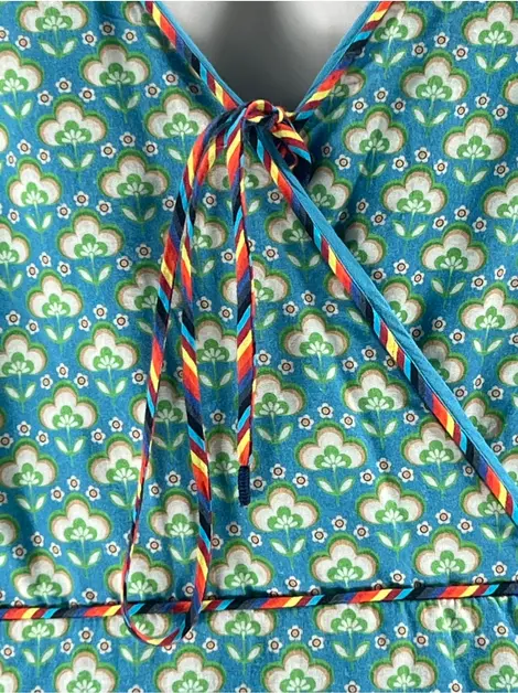 Vestido Cris Barros Tecido Estampado