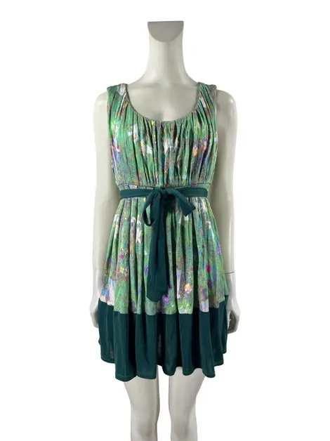 Vestido Cris Barros Tecido Estampado
