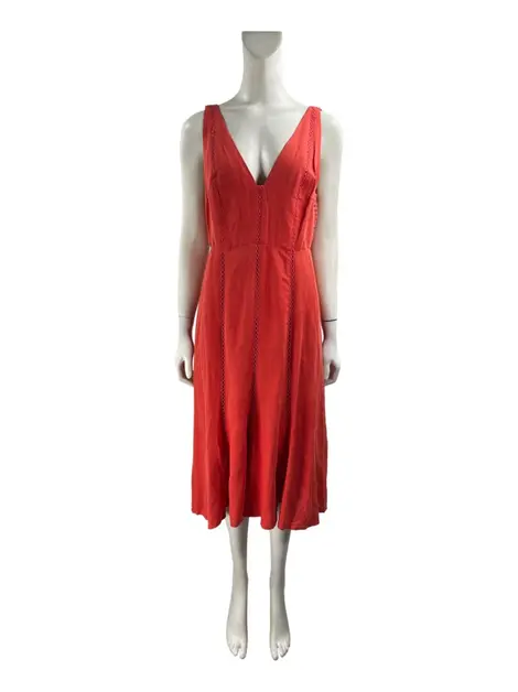 Vestido Cris Barros Tecido Laranja