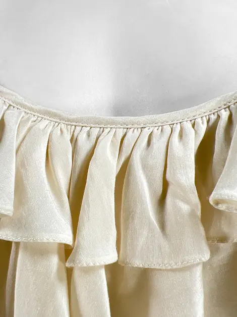 Vestido Cris Barros Tecido Off White