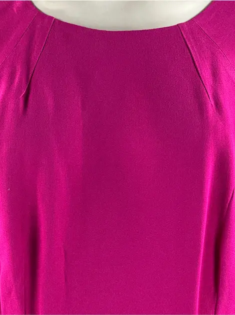 Vestido Cris Barros Tecido Rosa