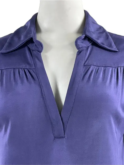 Vestido Cris Barros Tecido Roxo