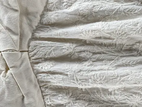 Vestido Cris Barros Tecido Texturizado Off White