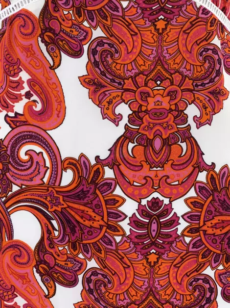 Vestido Daslu Estampado Rosa