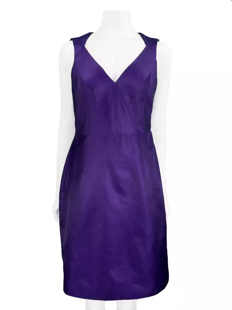 Vestido de Festa André Lima Laço Roxo