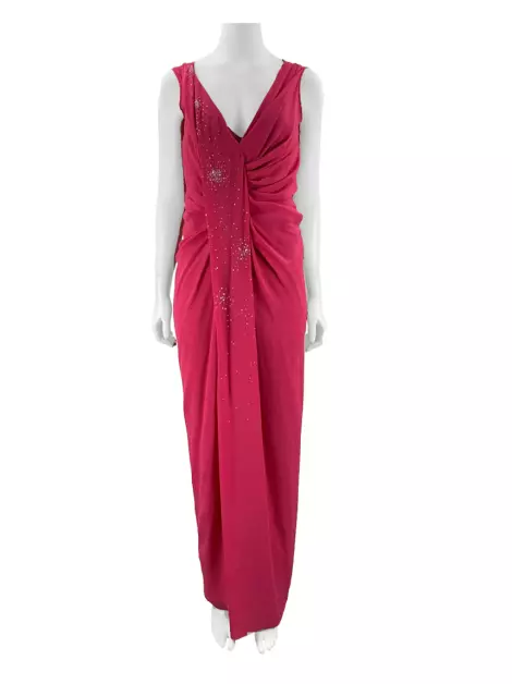 Vestido de Festa Christian Dior Brilhos Rosa