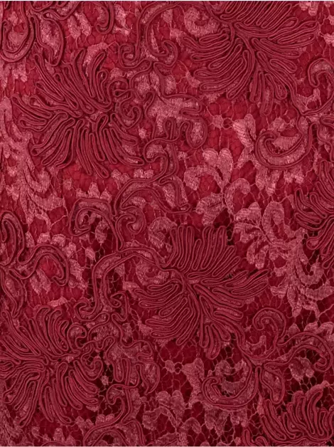 Vestido de Festa Daslu Renda Vermelho