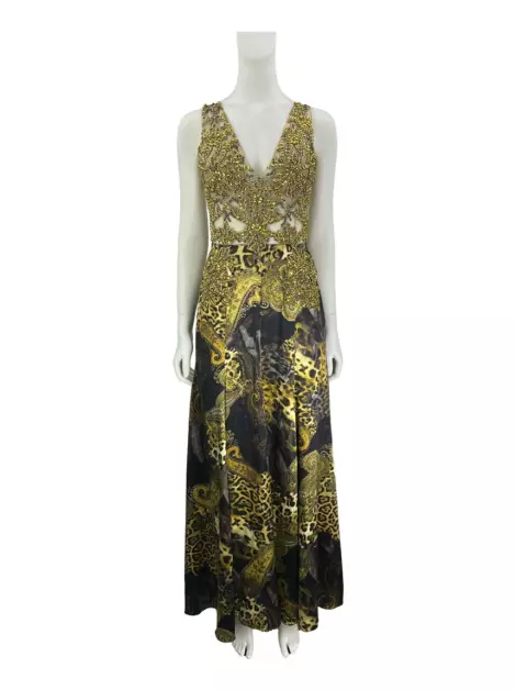 Vestido de Festa Patricia Bonaldi Seda Estampado