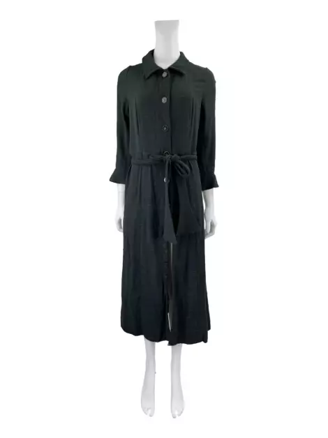 Vestido De Goeye Texturizado Preto