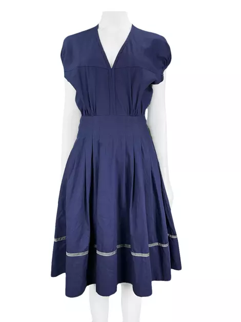 Vestido Derek Lam Tecido Azul