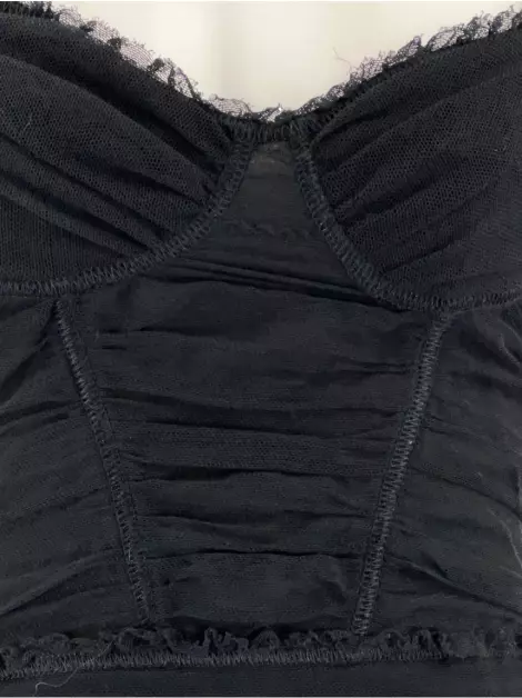 Vestido D&G Tecido Preto
