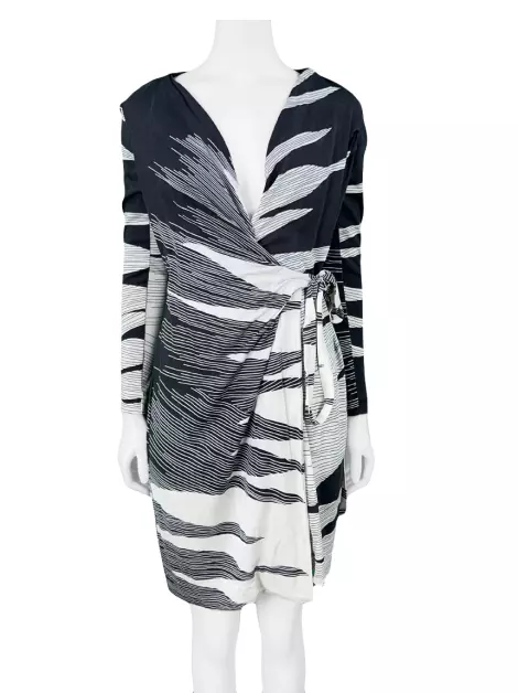 Vestido Diane Von Furstenberg Amarração Estampado