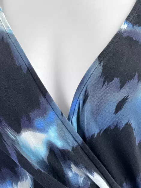 Vestido Diane Von Furstenberg Curto Seda Estampada