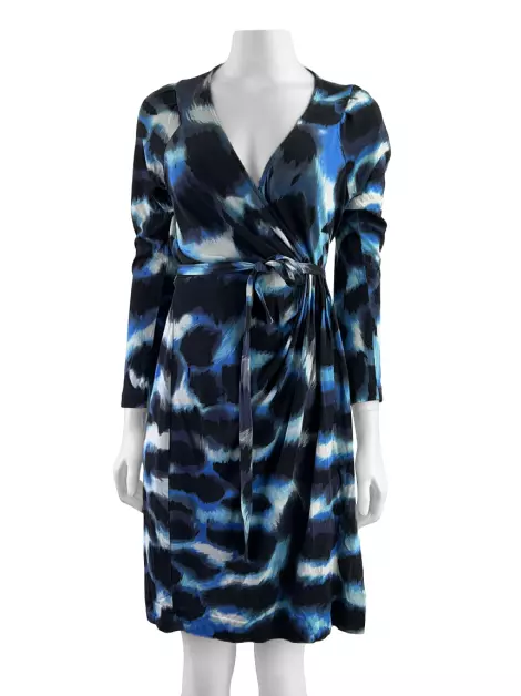 Vestido Diane Von Furstenberg Curto Seda Estampada