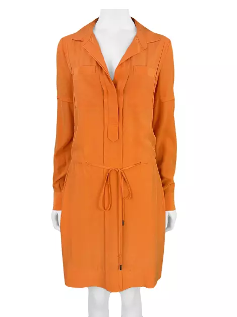 Vestido Diane Von Furstenberg Taya Laranja