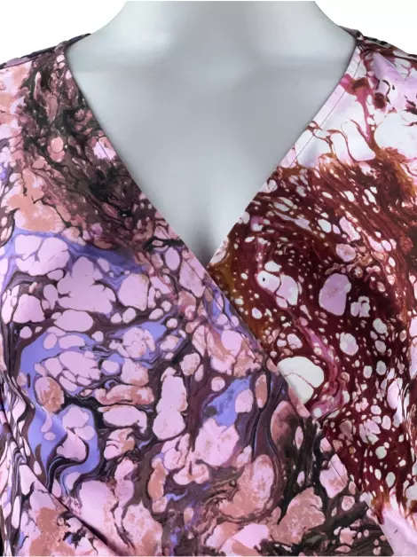 Vestido Diane Von Furstenberg Tilly Midi Rosa