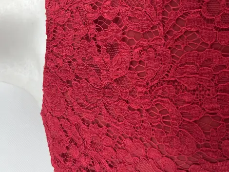 Vestido Dolce & Gabbana Renda Vermelha