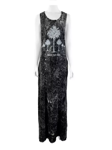 Vestido Dress To Longo Tie-dye Preto
