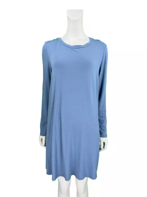 Vestido Eileen Fisher Tecido Azul