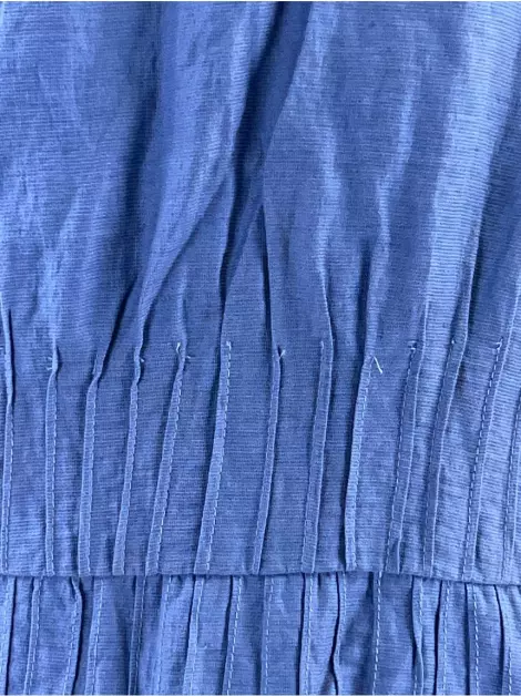Vestido Emannuelle Junqueira Curto Azul