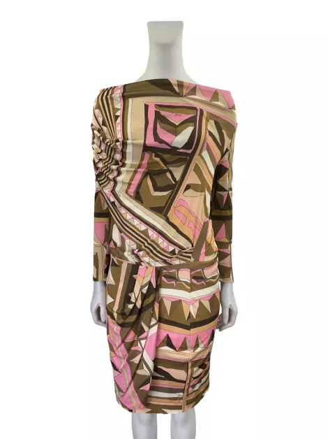 Vestido Emilio Pucci Curto Estampado