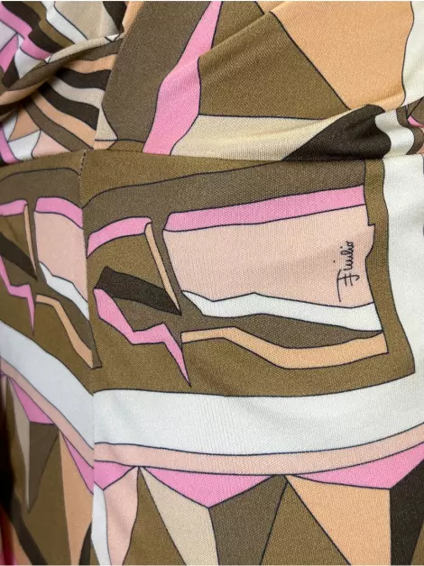Vestido Emilio Pucci Curto Estampado