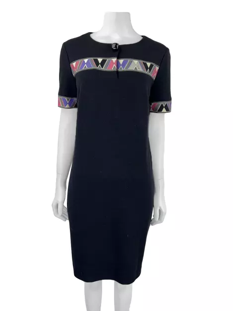 Vestido Emilio Pucci Curto Preto
