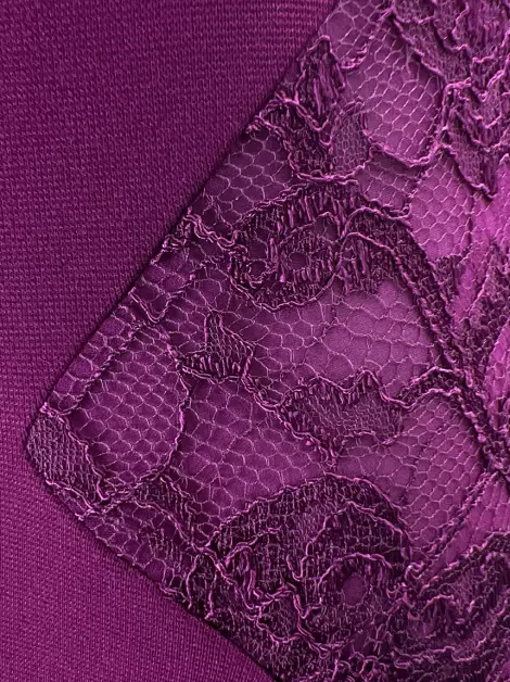 Vestido Emilio Pucci Knit Renda Marsala