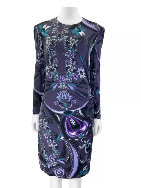 Vestido Emilio Pucci Malha Estampado