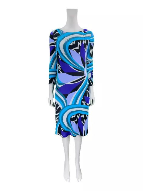 Vestido Emilio Pucci Midi Estampado
