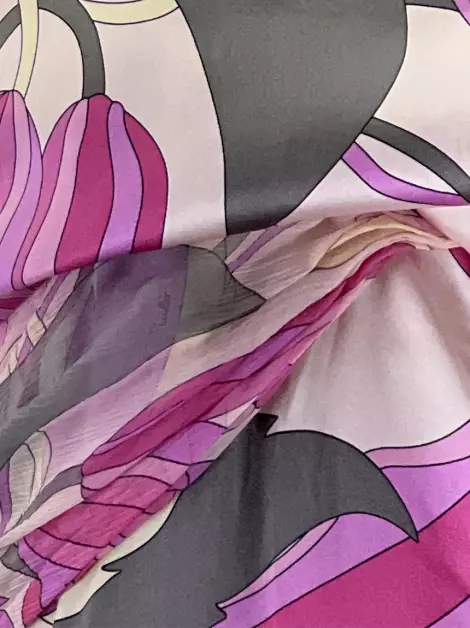 Vestido Emilio Pucci Seda Rosa