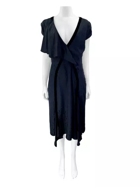 Vestido Emporio Armani Seda Preto