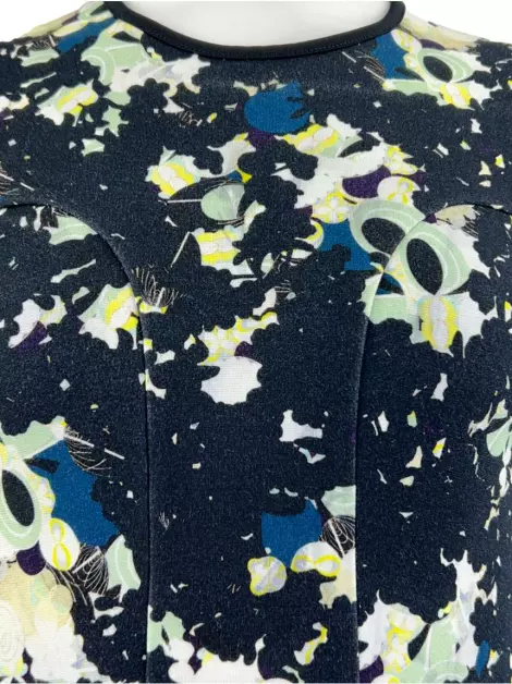 Vestido Erdem Evasê Estampado
