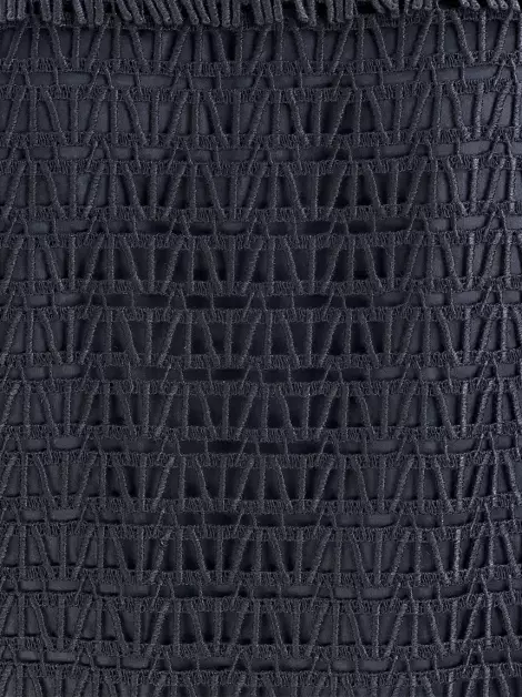 Vestido Escada Texturizado Preto