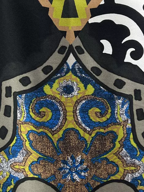 Vestido Etro Cetim Estampado