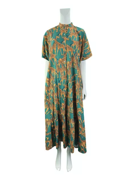 Vestido Eva Chemise Estampa Girafas