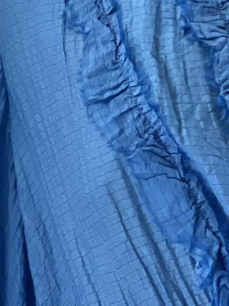 Vestido Fabiana Milazzo Tecido Azul