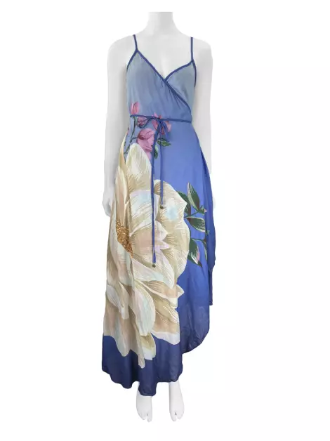 Vestido Farm Transpassado Estampado