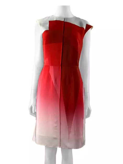 Vestido Fendi Seda Degradê
