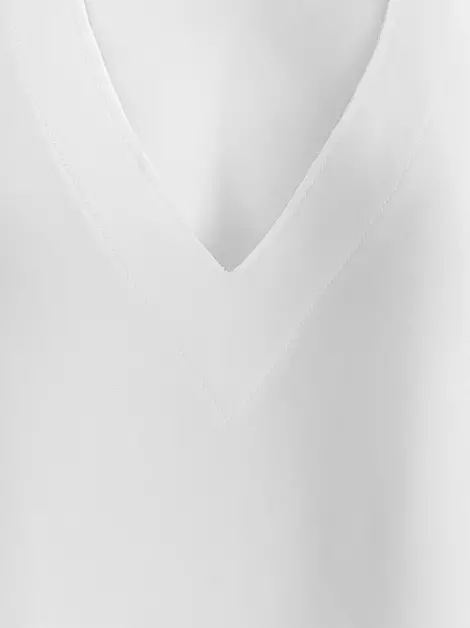 Vestido Fit Babados Branco